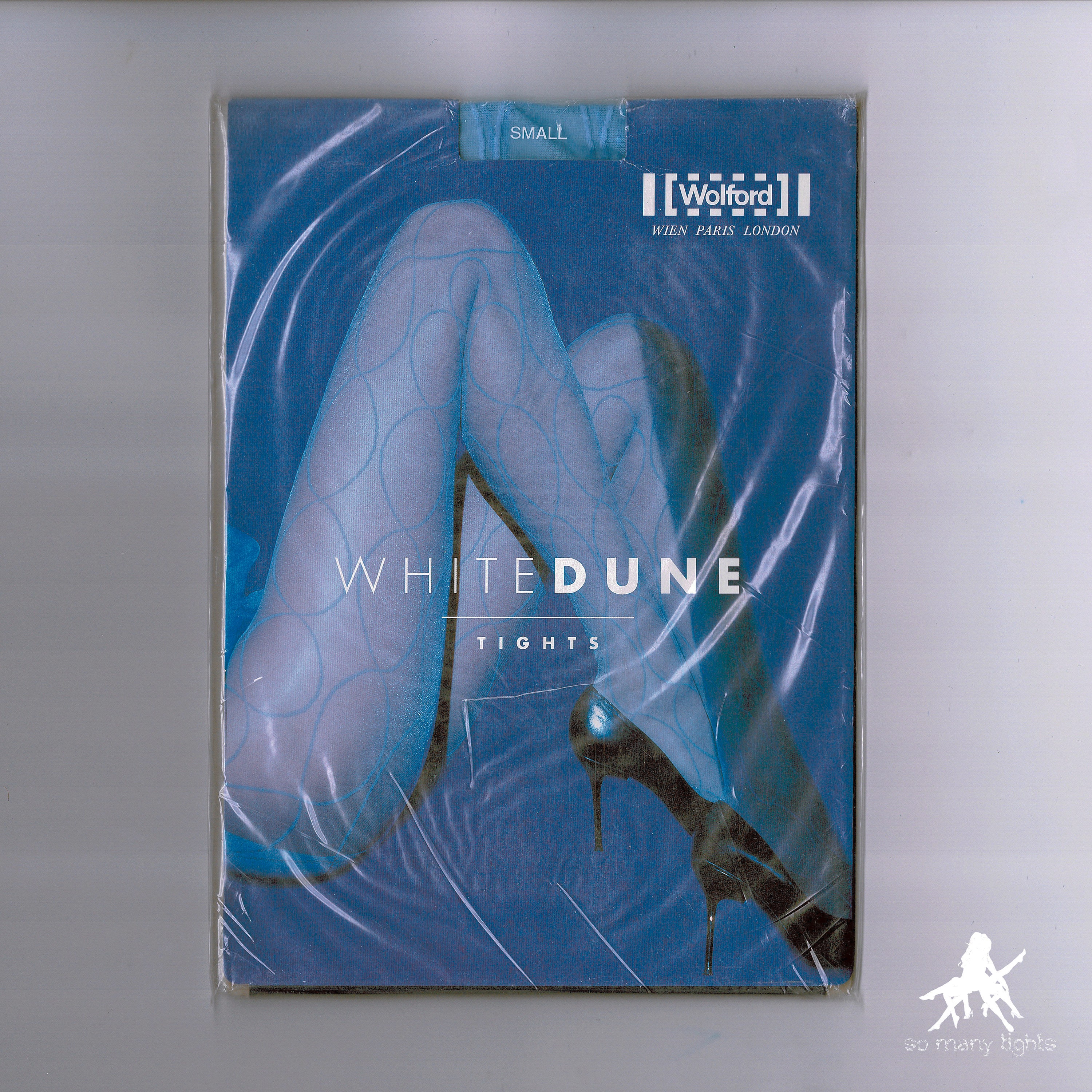 WOLFORD White Dune Sky Blue Vintage 