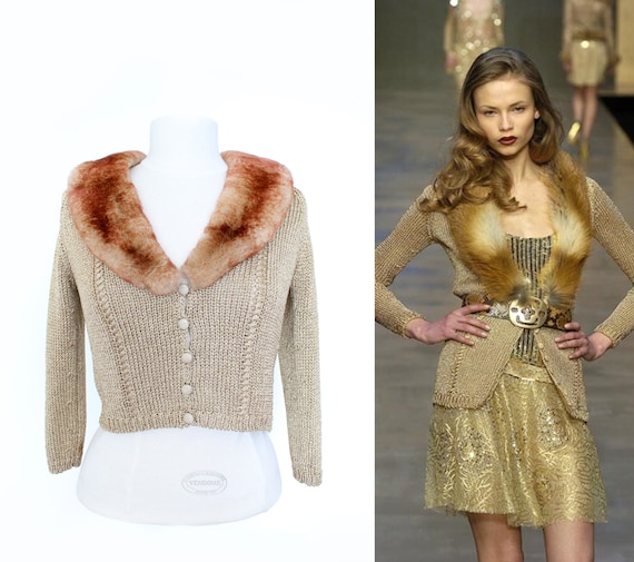 BLUMARINE BLUGIRL Vintage Fall/ Winter 2004 beige… - image 1