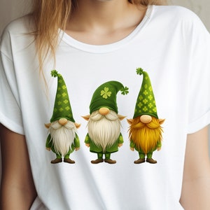 St Patricks Day Leprechaun Gnomes PNG Sublimation DTF - Digital Download - Multipack