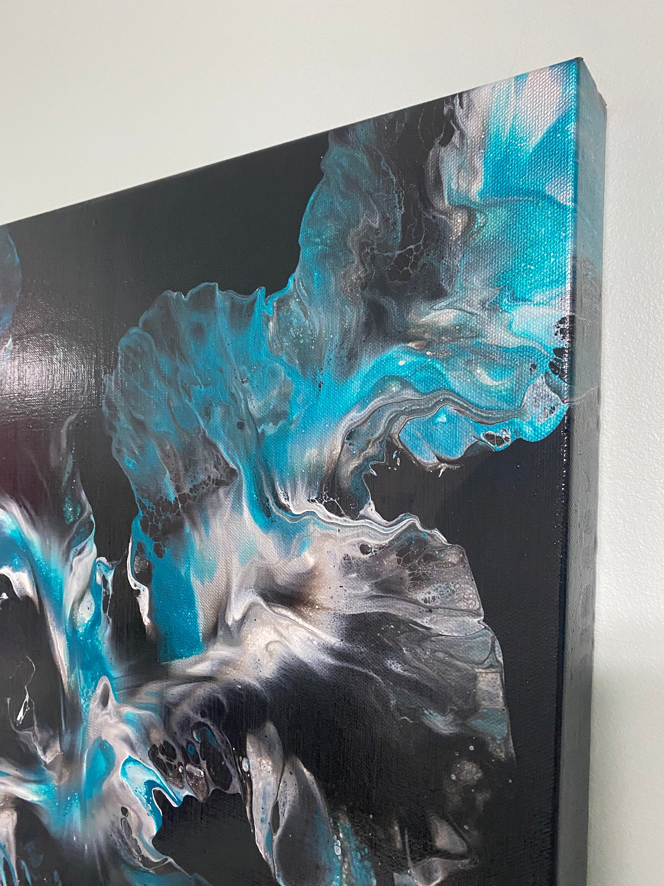 20X24 Acrylic Dutch Pour Painting Fluid Art Canvas Pour Art Abstract ...