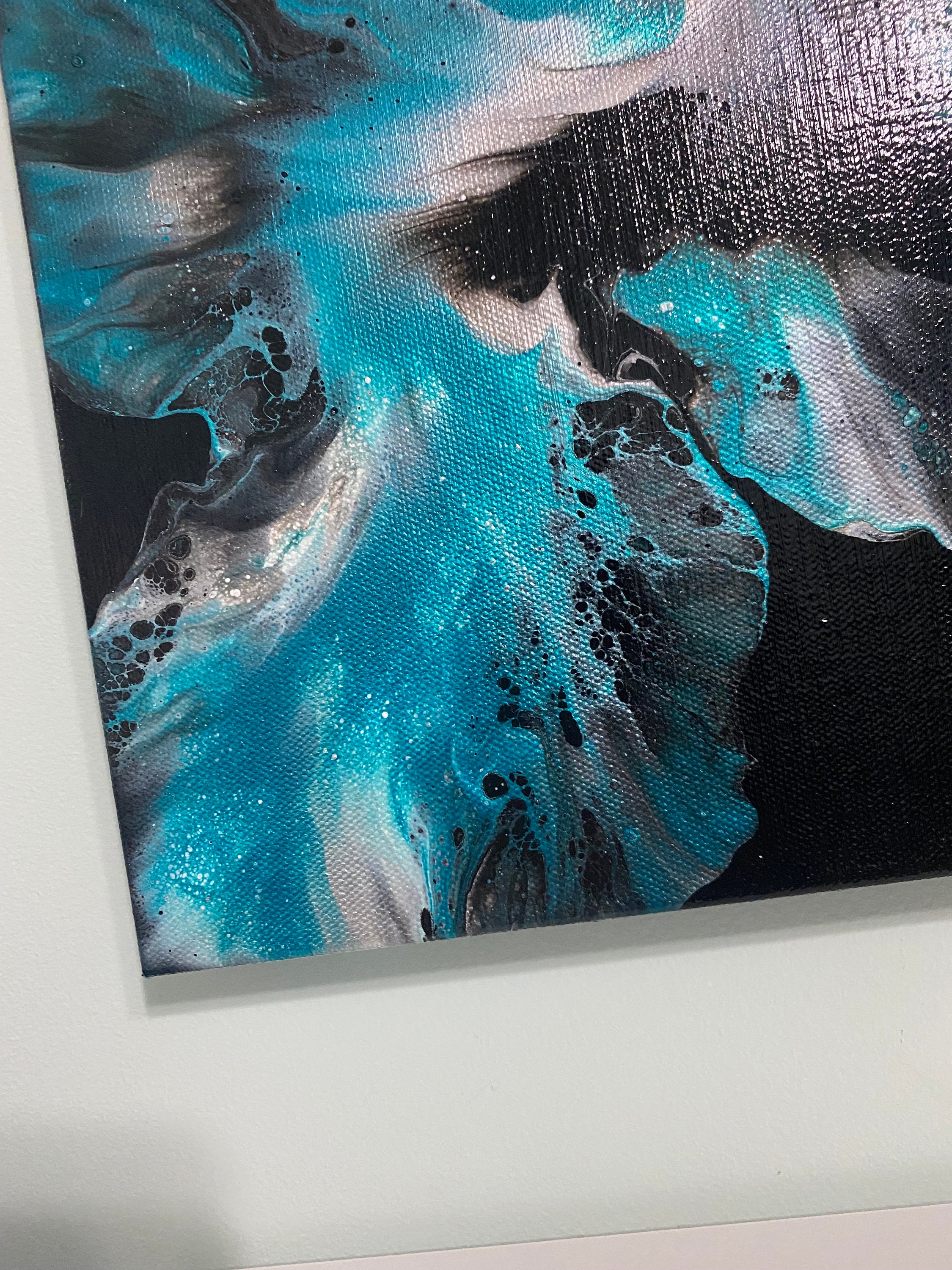20X24 Acrylic Dutch Pour Painting Fluid Art Canvas Pour Art Abstract ...