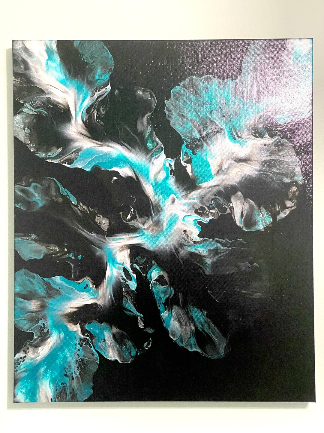 20X24 Acrylic Dutch Pour Painting || Fluid Art Canvas || Pour Art ...