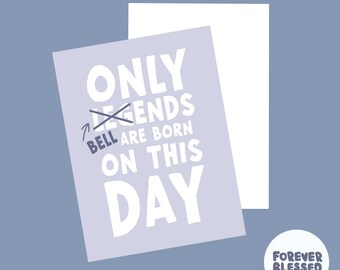 Funny Birthday Card | Only Legends Are Born