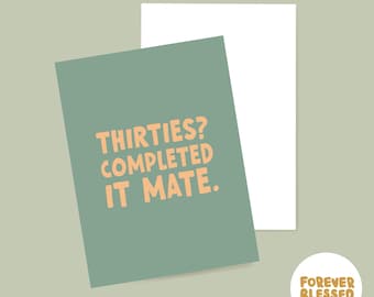 Forty Birthday Card | Jay Inbetweeners | Completed it mate | Funny |