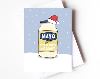 Mayo Days Christmas Card | Funny Pun Holiday Card