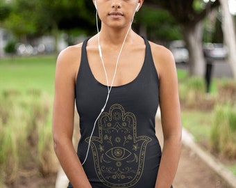 Hamsa Evil Eye Bohemian Tank