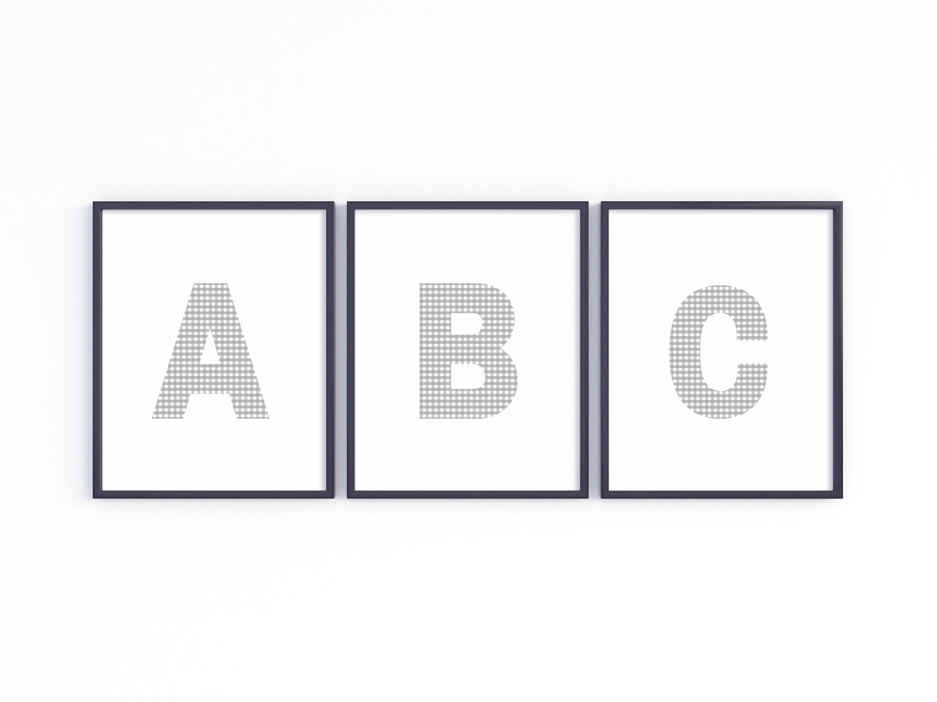 Printable Letter A Z Art All Letters of the Alphabet Included Digital