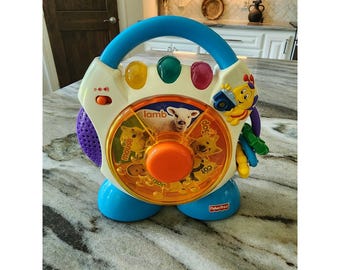 フィッシャープライス 2003年製 動物の鳴き声を聞けるミュージカルトイ B4359 CDプレーヤー 動作確認済み