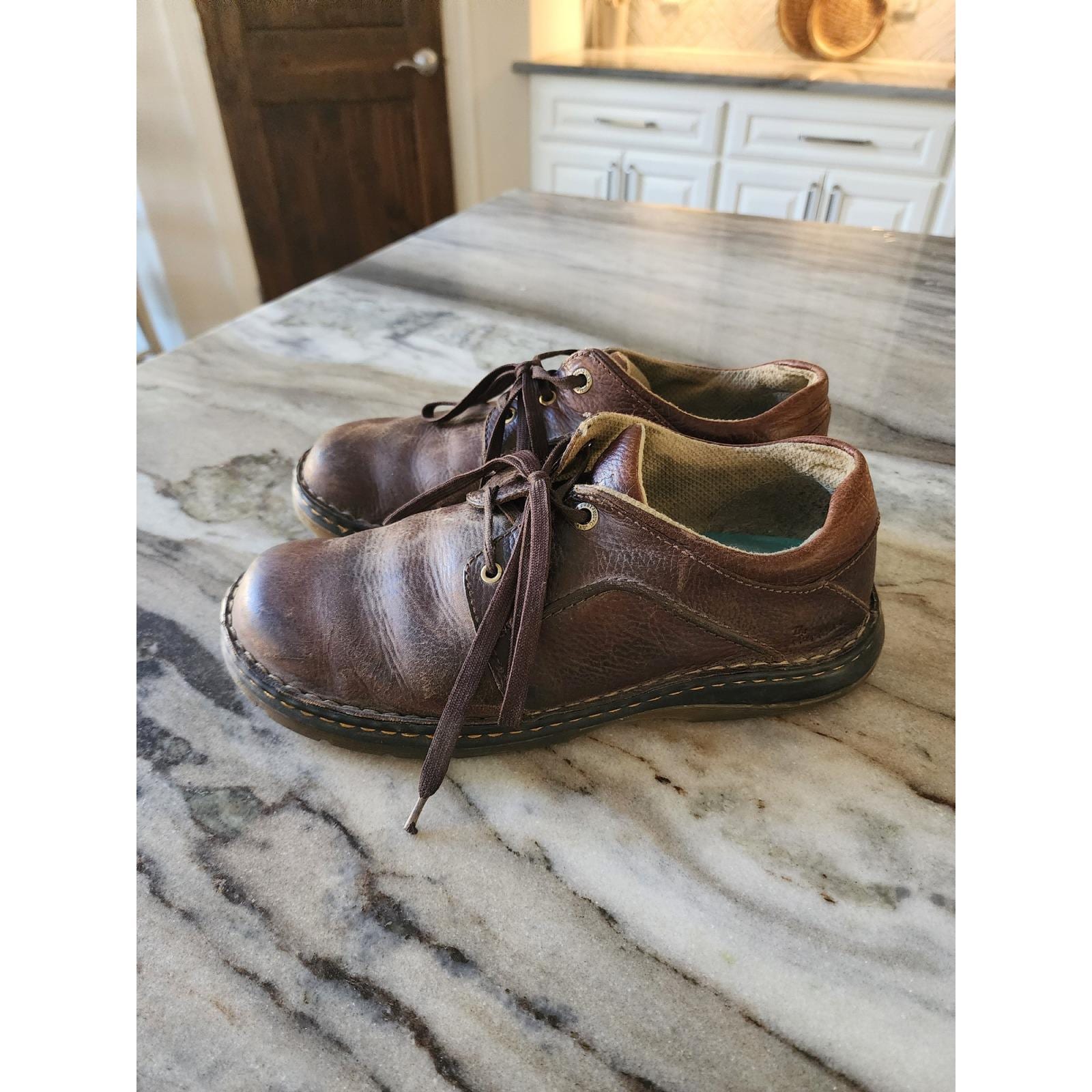 Vintage Dr Doc Martens Overland Boots Mens 10 Womens 11 Brown Leather Shoes Mens Vintage Dr Martens Shoes - Etsy main image 2