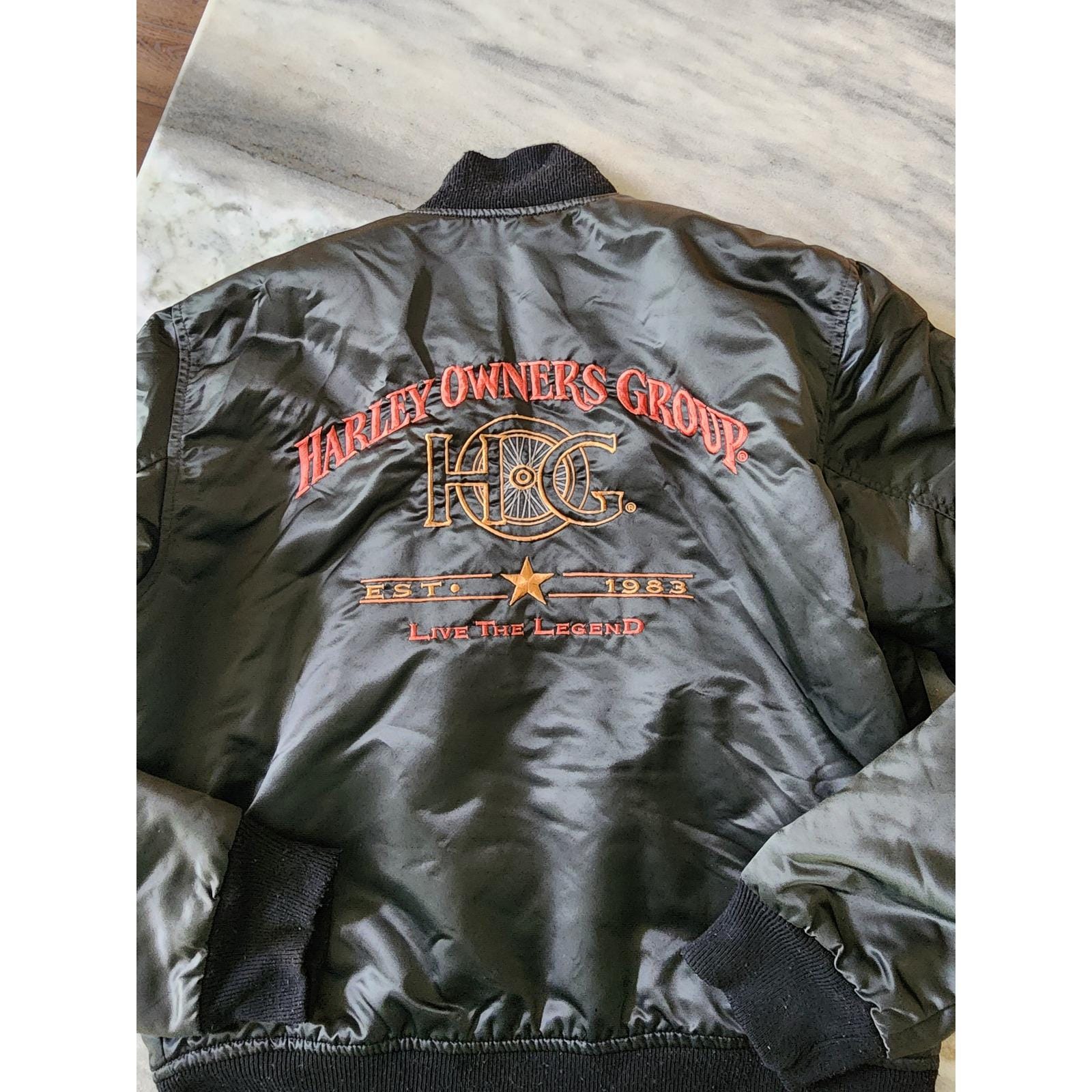 Vintage Harley Davidson Bomber Jacket - Etsy