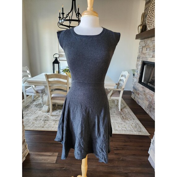 mossimo fit and flare dress Mossimo Womens Size M Black Stretch Velvet Fit & Flare Dress Long Ruffle Sleeve