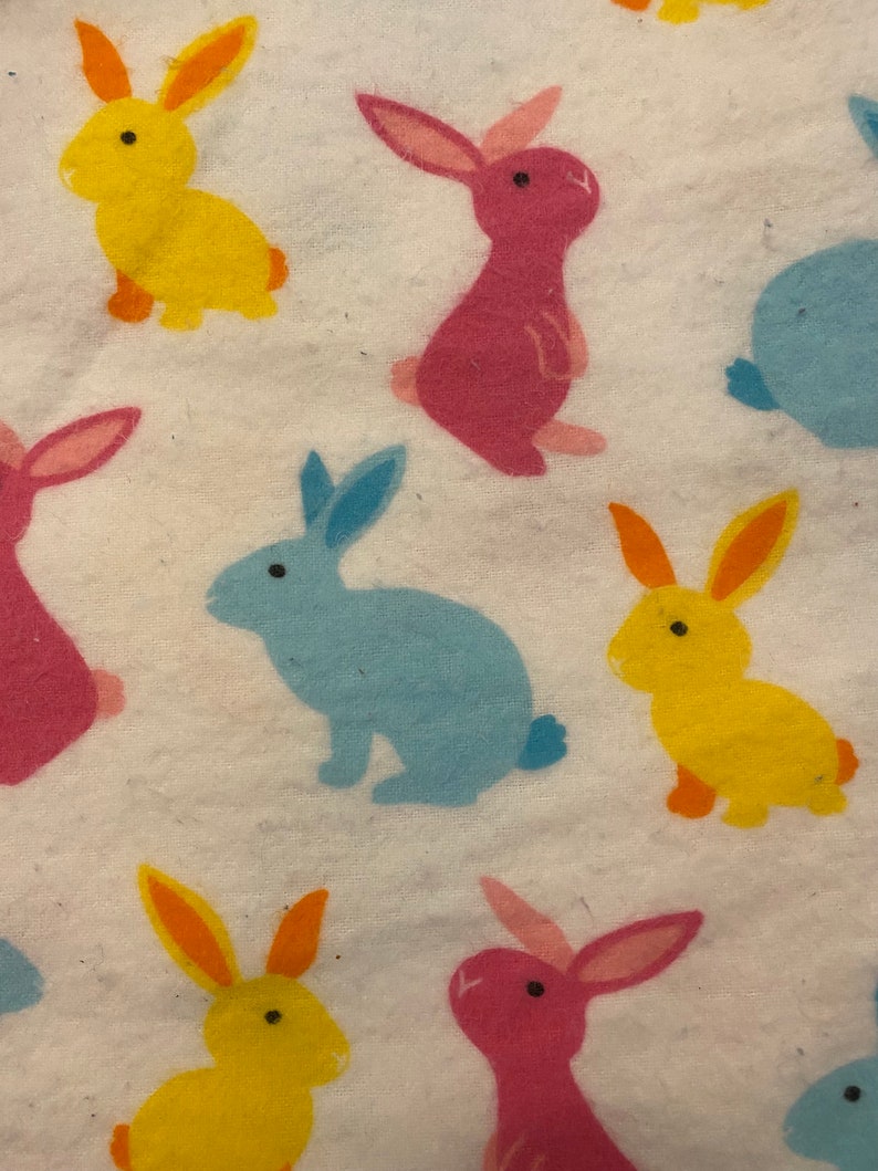 FLANNEL Bunny Bed Etsy