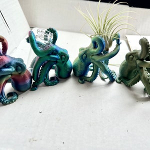 Octdorable Little Octopus Propagation Station ( or Air Plant Holder) - Miniature/Tiny 3D Printed Plant Lover Gift/Accessory