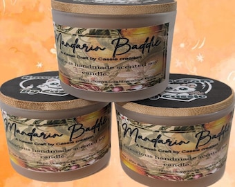 Hand-poured Scented Soy Candles (4oz)