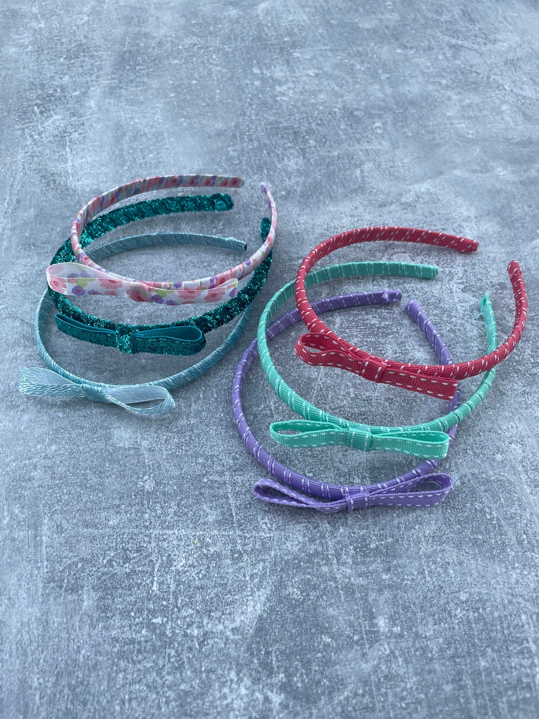 Girls Ribbon Bow Headbands, Girls Headband, Kids Headband, Kids Gift