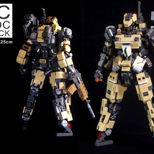 MOC Building Bricks Metal Gear Robot Suit Blocks Toys Gifts - Etsy