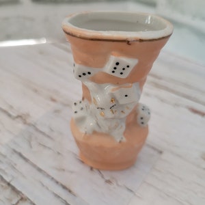 RARE-Vintage 1940&#39;s Gorgeous Lucky Miniature Bud Vase- Made in Occupied Japan