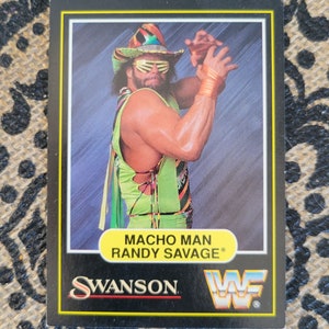 RARE- Swanson WWF- 1991 Macho Man Randy Savage Trading Card