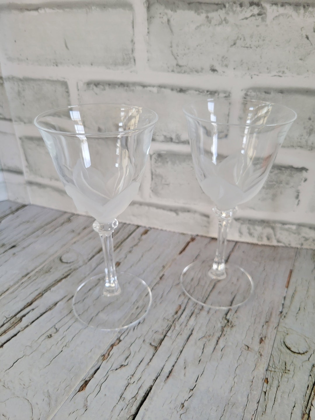 Mikasa Austria Vintage 1980's Mikasa Stemmed Wine Glasses Etsy