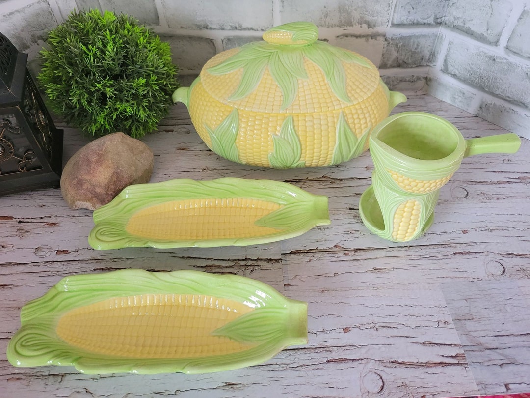 CERAMIC CORN PLATTER SET main image 1