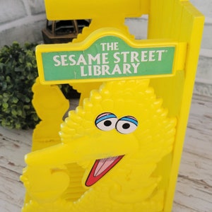 Sesame Street- Vintage 1980&#39;s Big Bird Sesame Street Treasury Book Holder