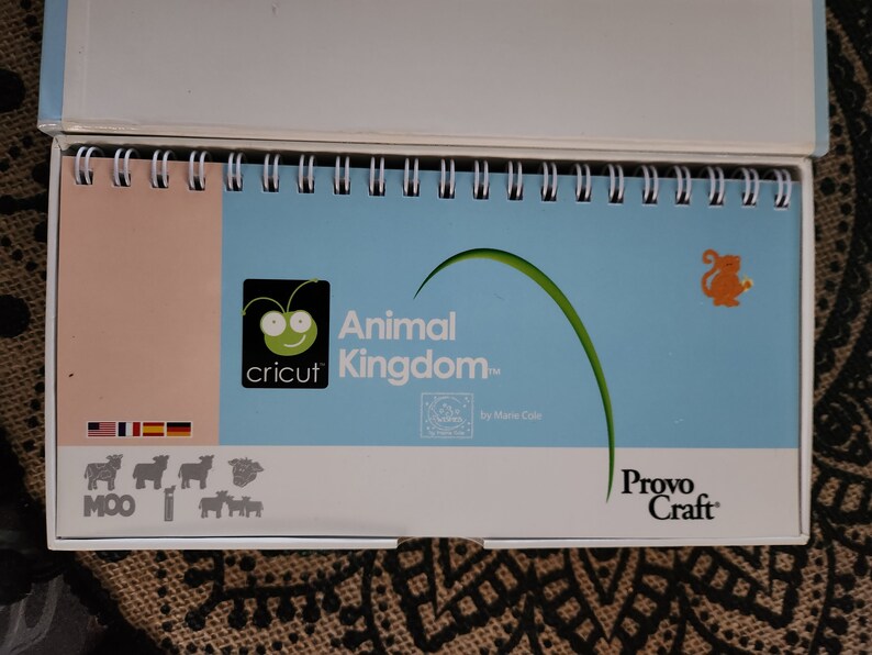 RETIRED Cricut Provo Craft Vintage Animal Kingdom Cartridge Etsy