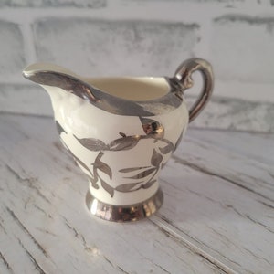 Myott Old Silver Lustre Vintage 1950&#39;s  Mini Creamer- 1505F