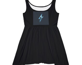 Robe patineuse pour femme (AOP)