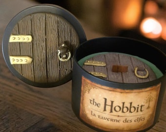 Bougie the hobbit médiéval fantastique automne
