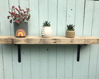 Driftwood Shelf,(20-50" Long x 5.5-6" Deep x 1.5") Rustic Shelf, Repurposed ,Floating Shelf , Farmhouse, Beach, Cottage Can make custom size