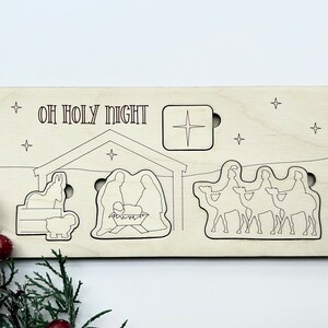 Natività Puzzle- laser SVG