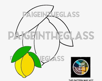 Lemon Stained Glass Pattern