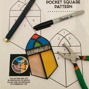 Pocket Square Stained Glass Pattern