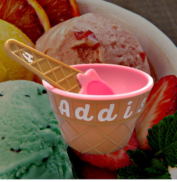 Personalized Ice Cream Bowls