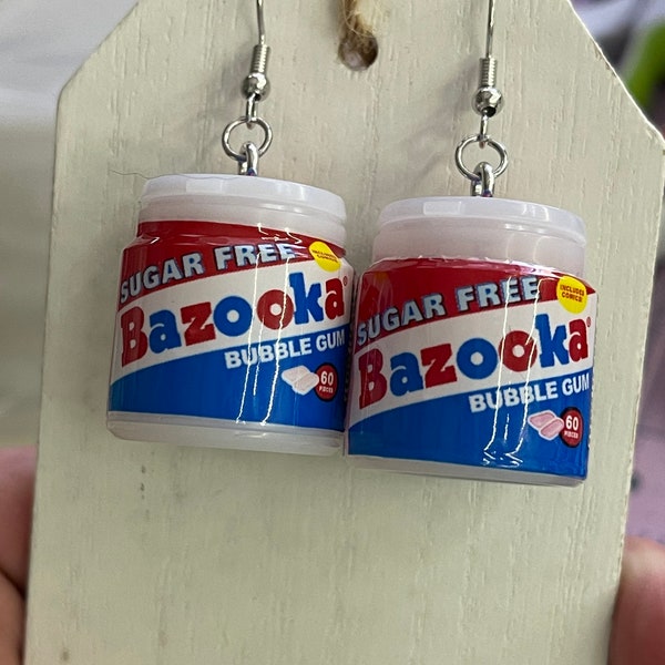 Boucles d'oreilles pendantes de marque Bazooka gomme mini