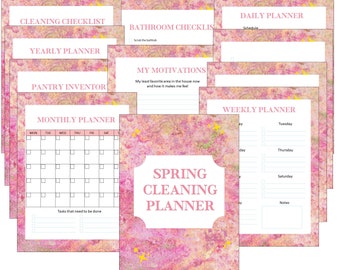 Spring Cleaning Planner PDF