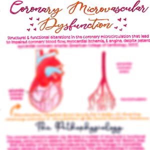 Disfunción microvascular coronaria (DMC)