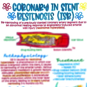 Reestenosis coronaria dentro del stent (ISR)