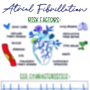 Fibrilación auricular: factores de riesgo y ECG