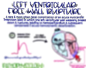Left Ventricular Free Wall Rupture (LVFWR)