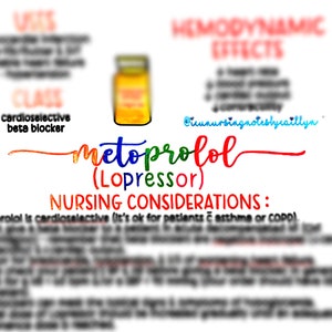 metoprolol (lopresor)