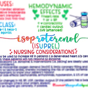 isoproterenol (Isuprel)