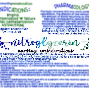 nitroglycerin (NTG)