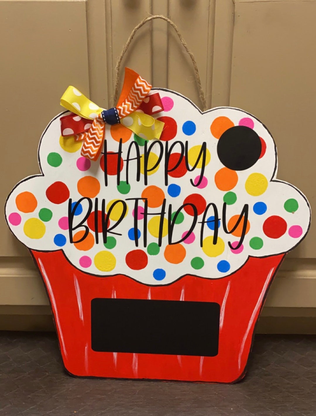 Classroom Door Hanger Classroom Birthday Sign Cupcake Sign Etsy