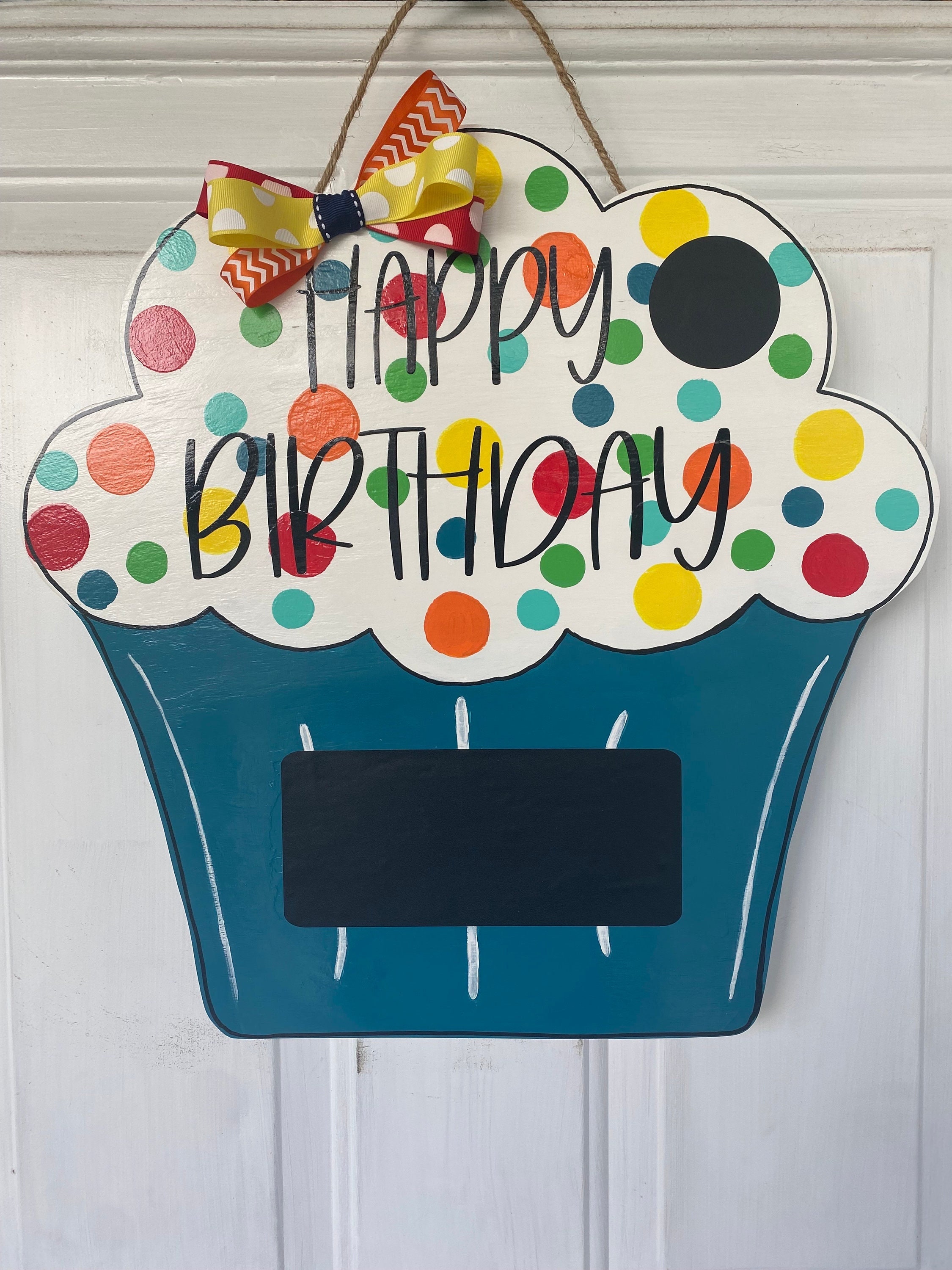 Classroom Door Hanger Classroom Birthday Sign Cupcake Sign Etsy