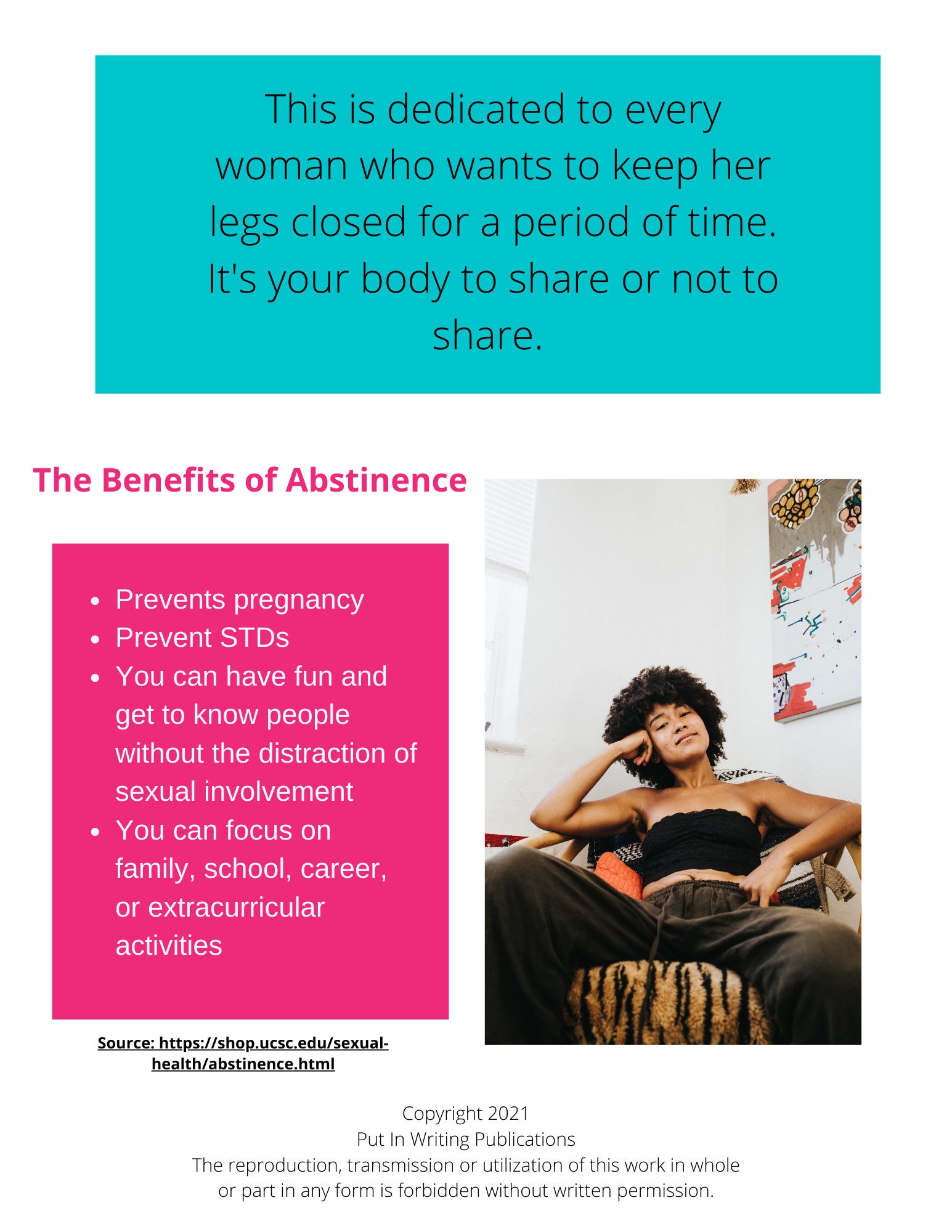Abstinence 101: the Keys to Keeping Your Legs Closed - Etsy