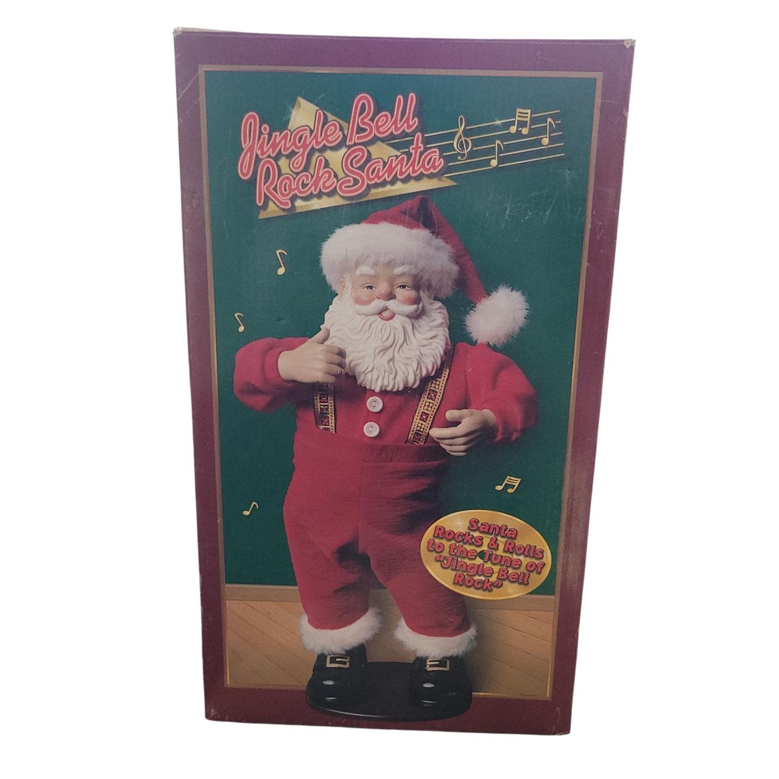 動作確認済】クリスマスJingle Bell Rock Santa フィギュア