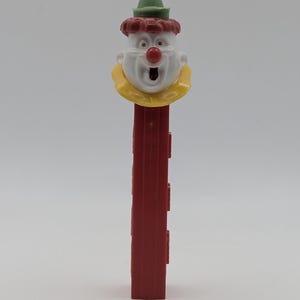 Vintage 1961 PEZ Candy Dispenser Circus Clown with Collar Austria Pat 2.6 No Feet