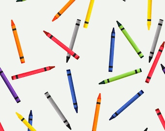 Kleurpotloden Kleur Kunst Tekening Schoolkinderen Klas Fotopapier Artistiek Naadloos Patroon Ontwerp Sublimatie Digitaal Scrapbookpapier 12 x 12