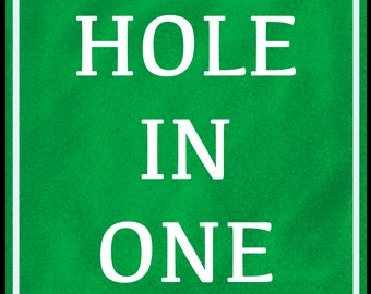 Hole in One Mini Golf PNG Transparent Sticker Element Seite Album Design Digitales Scrapbooking